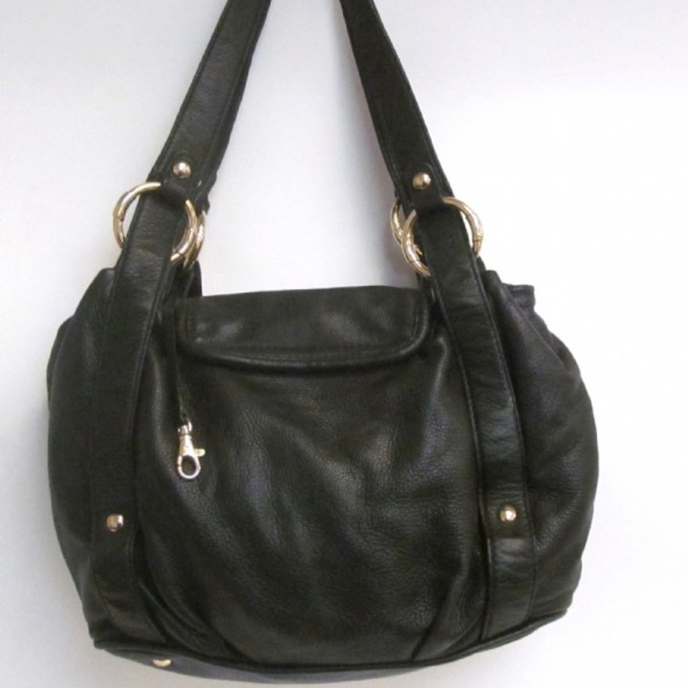 Michael Kors Blk/Gold Tote Shoulder Bag - Picture 5 of 11